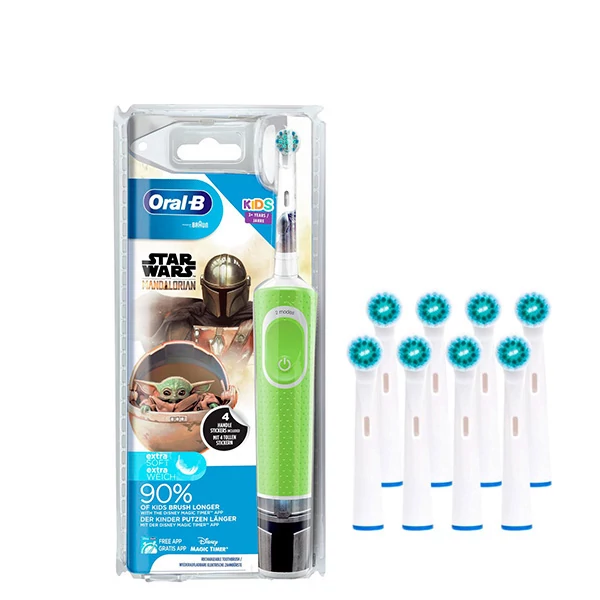 Детская зубная щетка Oral-B D100 Kids Mandalorian Extra Soft