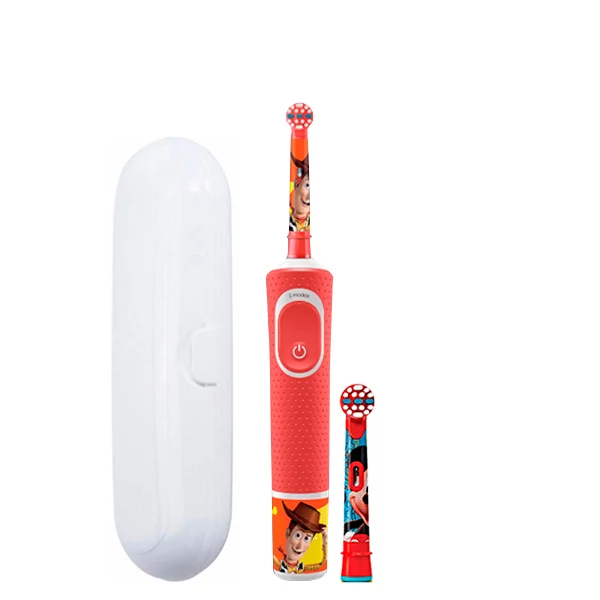 Зубная щетка Oral-B D100 Kids "Toy Story" 2 нас. + футляр белый ЕС