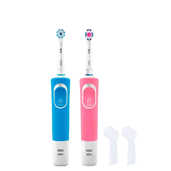  Зубная щетка Vitality D100 + Junior 6+ с колпачками ЕС