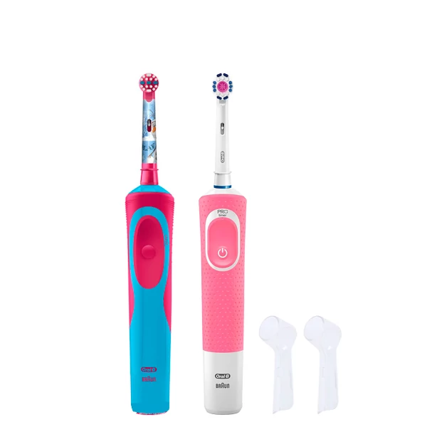 Зубная щетка Vitality D100 + D12 Kids Girl с колпачками ЕС