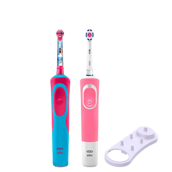 Зубная щетка Vitality D100 + D12 Kids Girl с подставкой ЕС