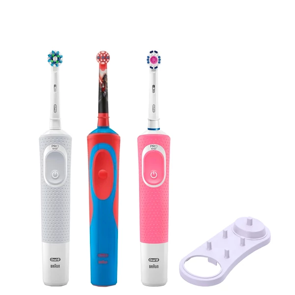 Зубные щетки Vitality D100 + D12 Kids Boy Семейный набор 3 в 1 c подставкой ЕС