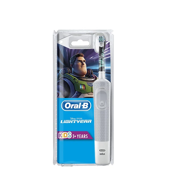 Электрическая зубная щетка Oral-B D100 Vitality Kids Lightyear Extra Soft ЕС