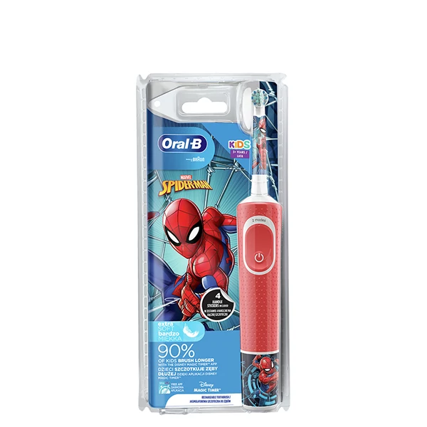 Зубная щетка Oral-B D100.413.2K Kids Extra Soft Marvel Spider-Man ЕС