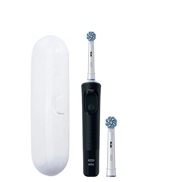 Зубная щетка Oral-B D103 Junior Black 2 насадки + футляр