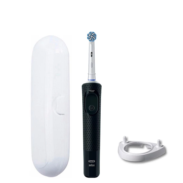 Зубная щетка Oral-B D103 Junior Black подставка рожок + футляр ЕС