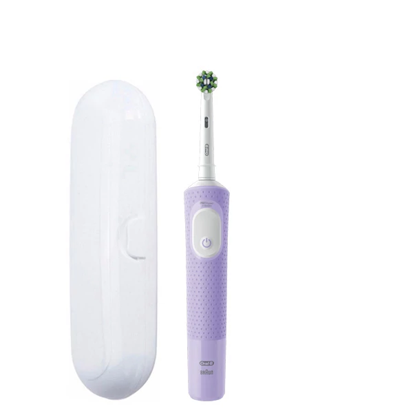 Электрическая зубная щетка Oral-B D103 Vitality Pro Cross Action CleanMaximiser Lilac Mist Violet + Футляр ЕС