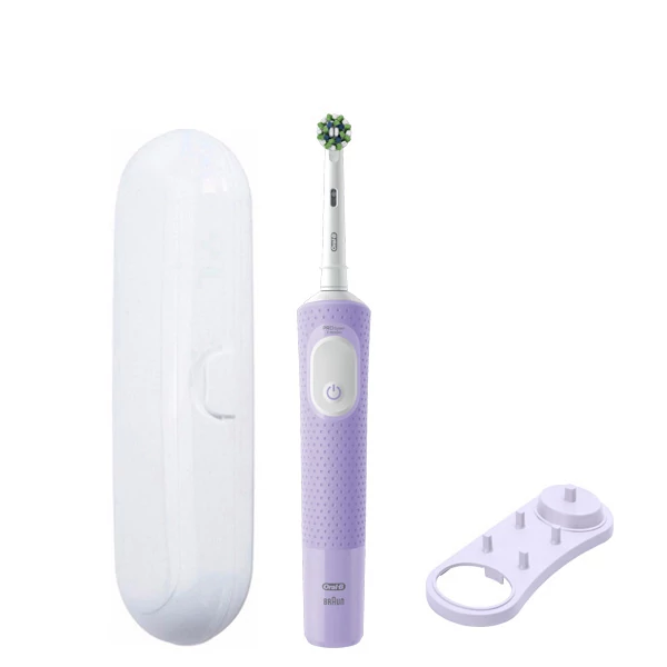 Электрическая зубная щетка Oral-B D103 Vitality Pro Cross Action CleanMaximiser Lilac Mist Violet + Подставка и футляр