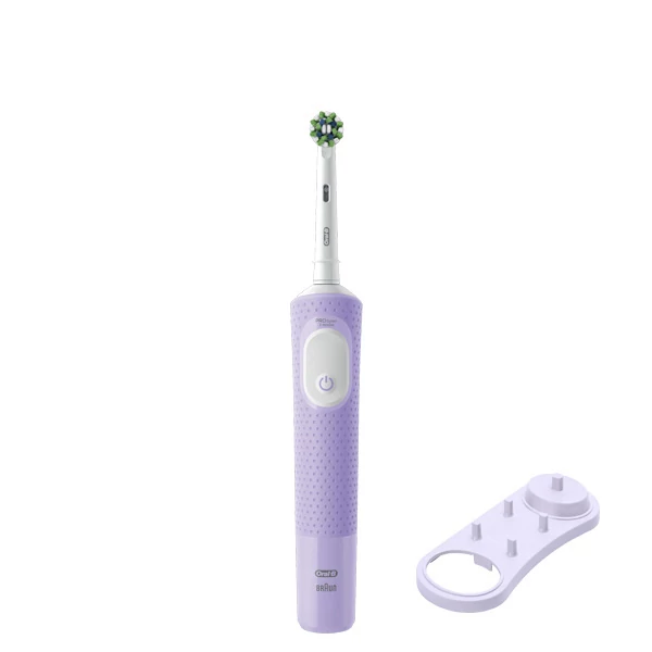 Электрическая зубная щетка Oral-B D103 Vitality Pro Cross Action CleanMaximiser Lilac Mist Violet + Подставка