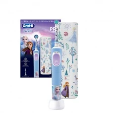 Электрическая зубная щетка Oral-B D103.413.2KX Vitality Pro Kids Frozen с футляром ЕС