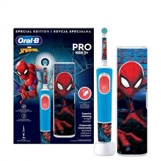 Электрическая зубная щетка Oral-B D103.413.2KX Vitality Pro Kids Spider-Man с футляром