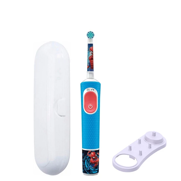 Электрическая зубная щетка Oral-B D103.413.2K Vitality Pro Kids Spider-Man подставка + Футляр