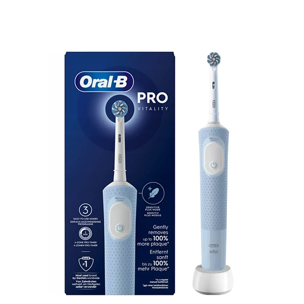 Электрическая зубная щетка Oral-B D103.413.3 Vitality Pro Blue Sensitive Clean