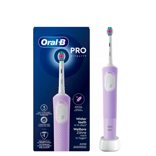 Электрическая зубная щетка Oral-B D103.413.3 Vitality Pro Lilac Mist Violet 3DWhite