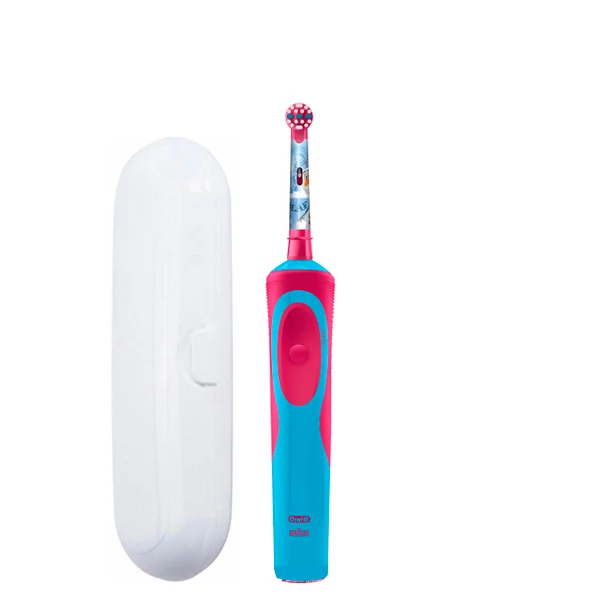 Зубная щетка Oral-B D12.513K Stages «Холодное сердце» + футляр белый