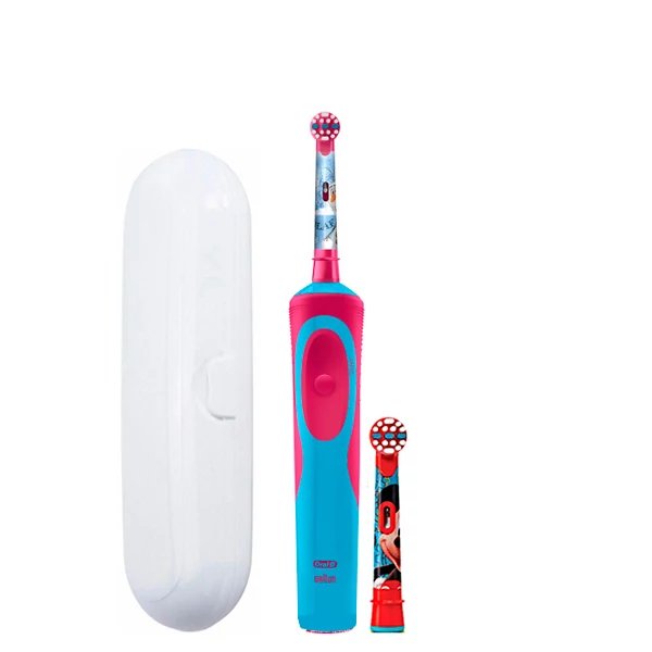 Зубная щетка Oral-B D12.513K Stages «Холодное сердце» 2 нас. + футляр белый