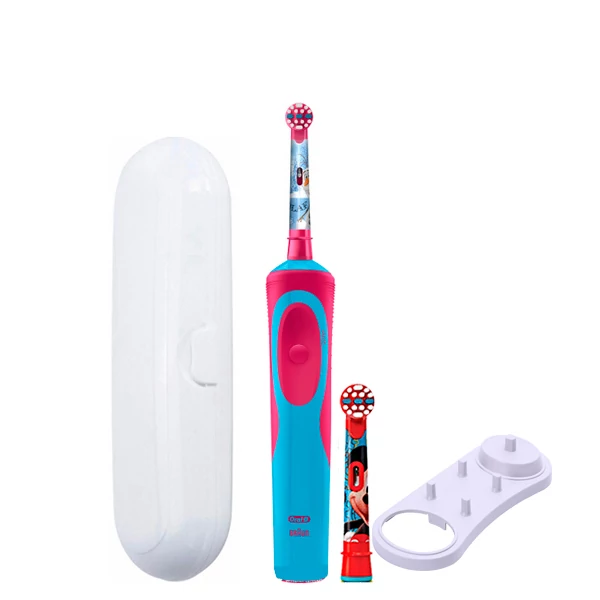 Зубная щетка Oral-B D12.513K Stages «Холодное сердце» 2 нас. и подставка + футляр белый