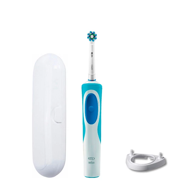 Зубная щетка Oral-B D12.513 Vitality - Cross Action подставка рожок + футляр белый ЕС