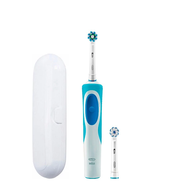 Зубная щетка Oral-B D12.513 Vitality - Cross Action 2 нас. + футляр белый