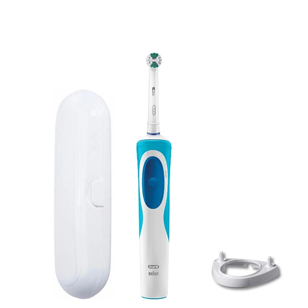 Зубная щетка Oral-B D12.013.1 Vitality Easy Clean Подставка рожок + Футляр белый ЕС