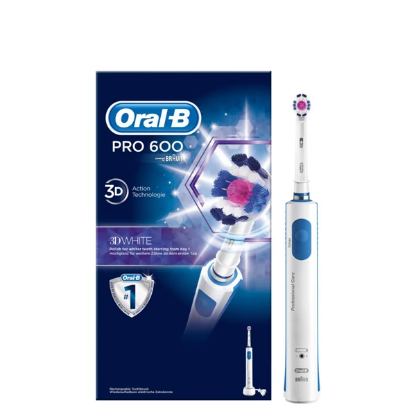 Зубная щетка Oral-B D16.513.u Pro 600 3D White Luxe