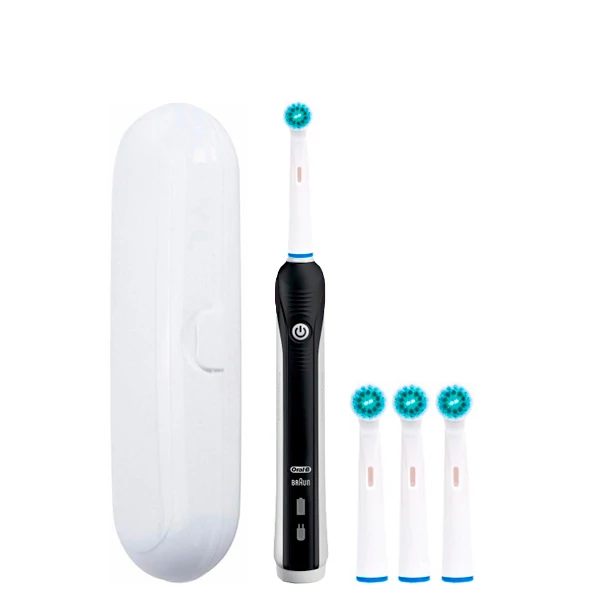 Электрическая зубная щетка Oral-B D16 PRO Black Sensetive с футляром ЕС