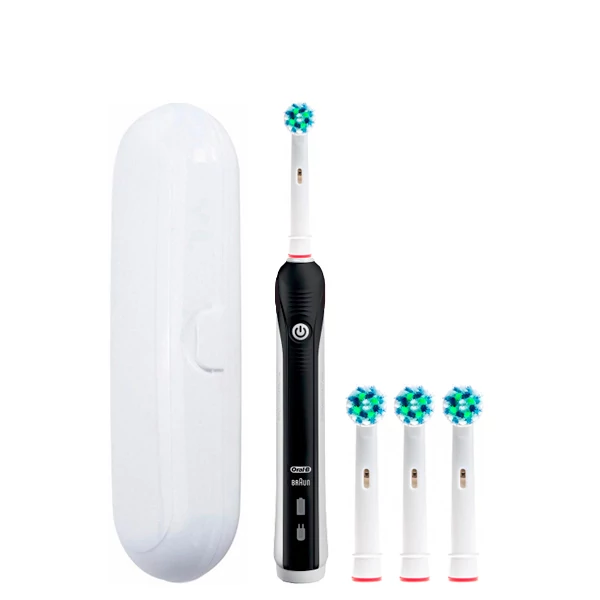 Электрическая зубная щетка Oral-B D16 PRO Black Кросс экшен с футляром ЕС