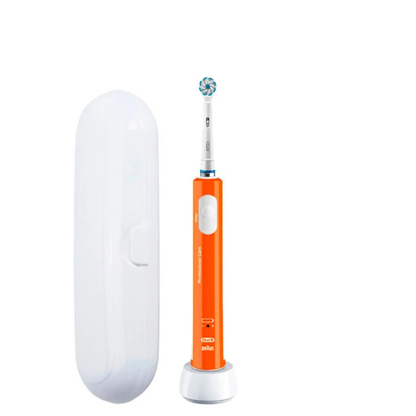 Зубная щетка детская Oral-B D16 Junior 6+ Orange с футляром
