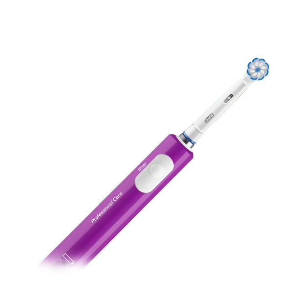 Зубная щетка Oral-B D16 Junior Purple для детей 6+ (3 нас.) + рожок ЕС