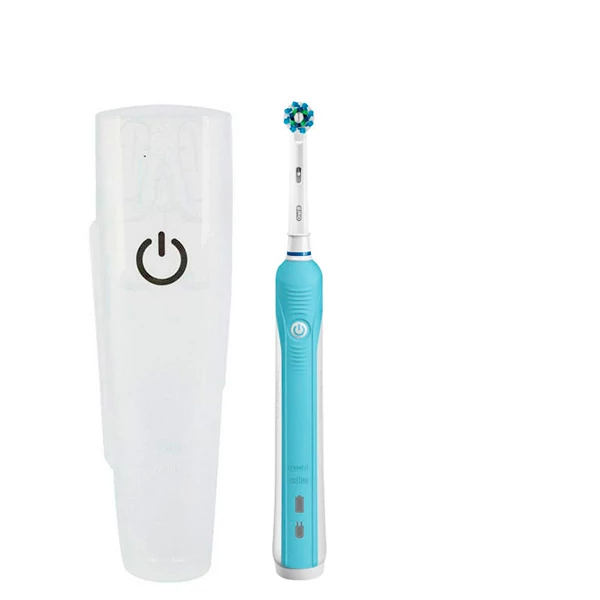 Электрическая зубная щетка Oral-B D16 PRO Blue с футляром