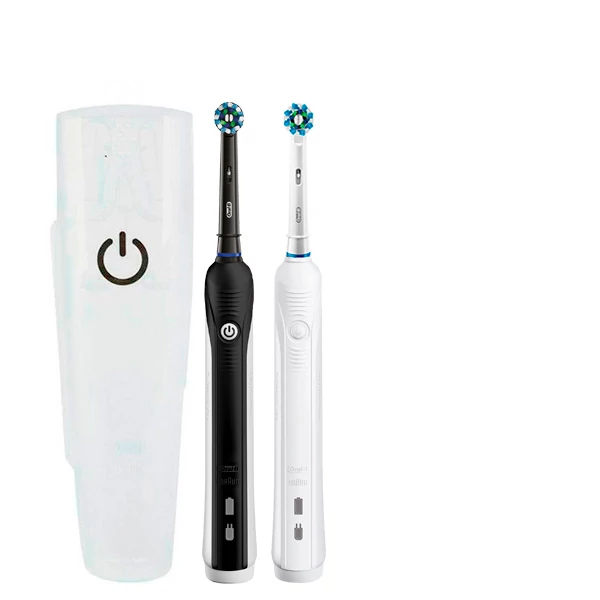 Зубная щетка Oral-B D16 PRO Family Pack 2in1 Black+White с футляром ЕС