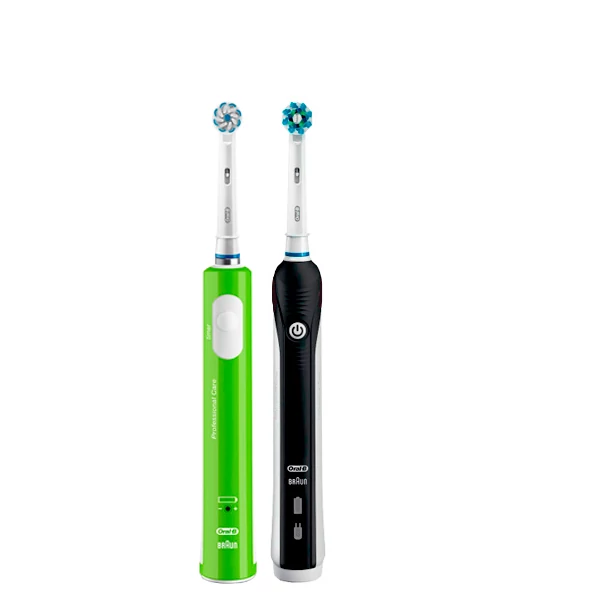 Зубная щетка Oral-B D16 PRO Family Pack 2in1 Black + Junior Green EC