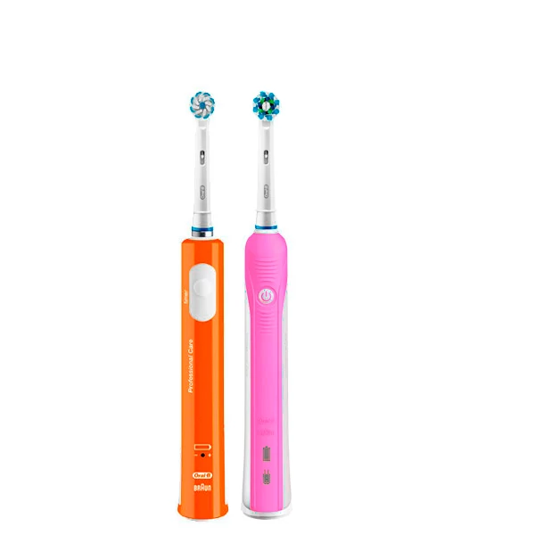 Зубная щетка Oral-B D16 PRO Family Pack 2in1 Pink + Junior Orange ЕС