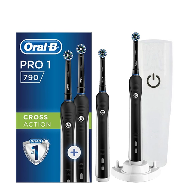 Зубная щетка Oral-B D16 Pro 790 Black Family Pack рожок+футляр