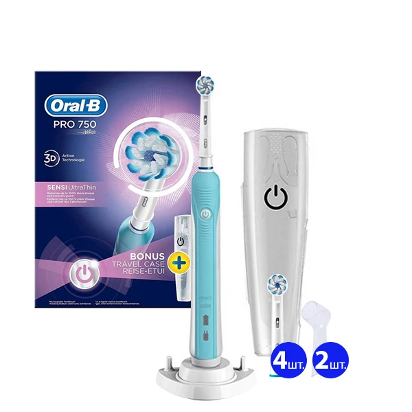 Зубная щетка Oral-B D16 Teenager для детей (5 нас.) с футляром + рожок