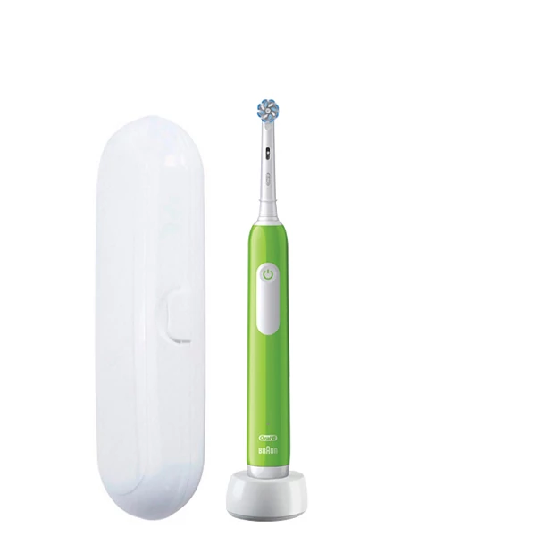 Электрическая зубная щетка Oral-B D305 Pro Junior 6+ Green с футляром ЕС