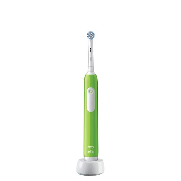 Электрическая зубная щетка Oral-B D305 Pro Junior 6+ Green (3 нас.) + Рожок ЕС