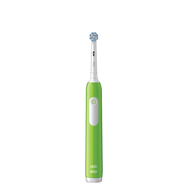 Электрическая зубная щетка Oral-B D305 Pro Junior 6+ Green (3 нас.) + Рожок ЕС