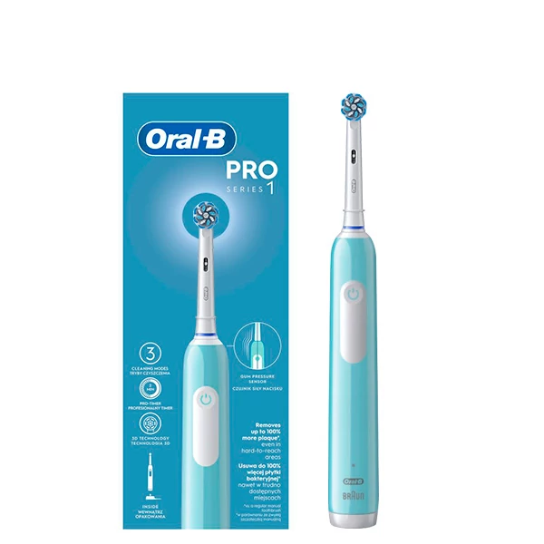 Электрическая зубная щетка Oral-B D305.513.3 Pro Series 1 Caribbean Sensitive Clean Blue ЕС