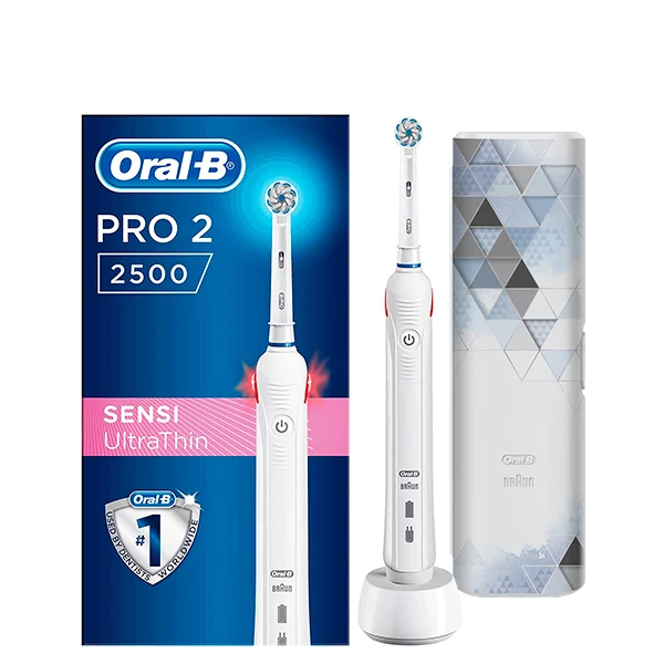 Зубная щетка Oral-B D501 Pro 2 2500 White с футляром