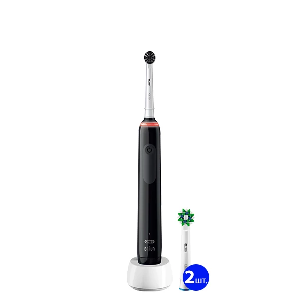 Зубная щетка Oral-B D505 PRO 3 3000 Black Light (3 нас.)