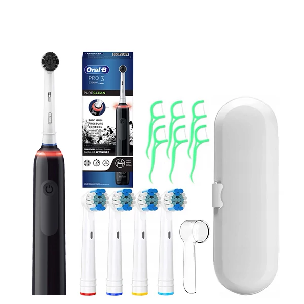 Зубная щетка Oral-B D505 PRO 3 3000 Black Special Edition с футляром ЕС