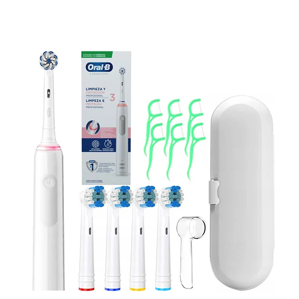 Зубная щетка Oral-B D505 PRO 3 3000 White Special Edition с футляром ЕС
