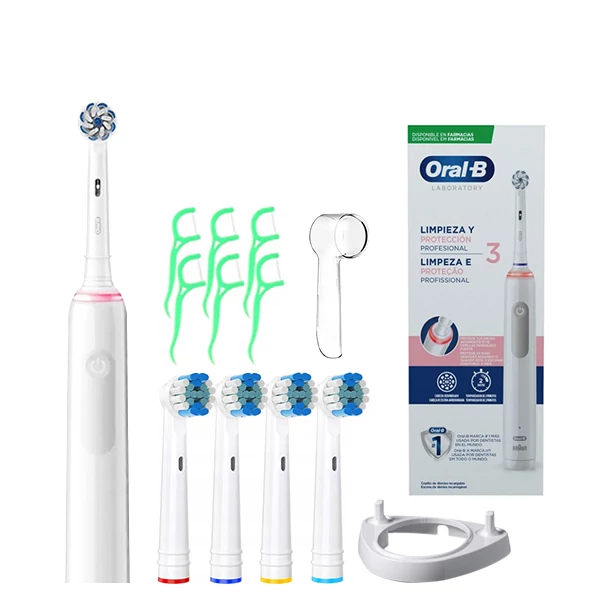 Зубная щетка Oral-B D505 PRO 3 3000 White Special Edition с рожком ЕС