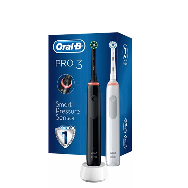 Зубная щетка Oral-B D505 PRO 3 3900 Black + White Семейный набор