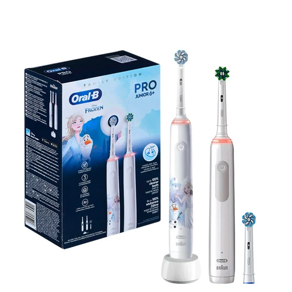 Электрические зубные щетки Oral-B D505 Pro 3 3000 White + Junior Frozen 6+