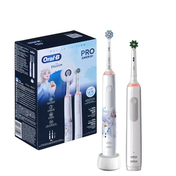 Электрические зубные щетки Oral-B D505 Pro 3 3000 White + Junior Frozen 6+ ЕС