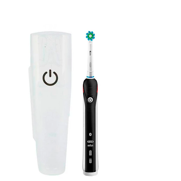 Зубная щетка Oral-B D601 Pro4 5000 Bluetooth Light Black + футляр