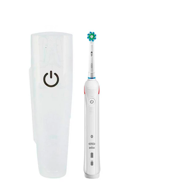 Зубная щетка Oral-B D601 Pro4 5000 Bluetooth Light White + футляр