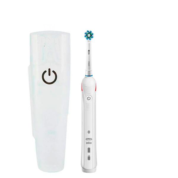 Зубная щетка Oral-B D601 Pro4 5000 Bluetooth Light White + футляр ЕС